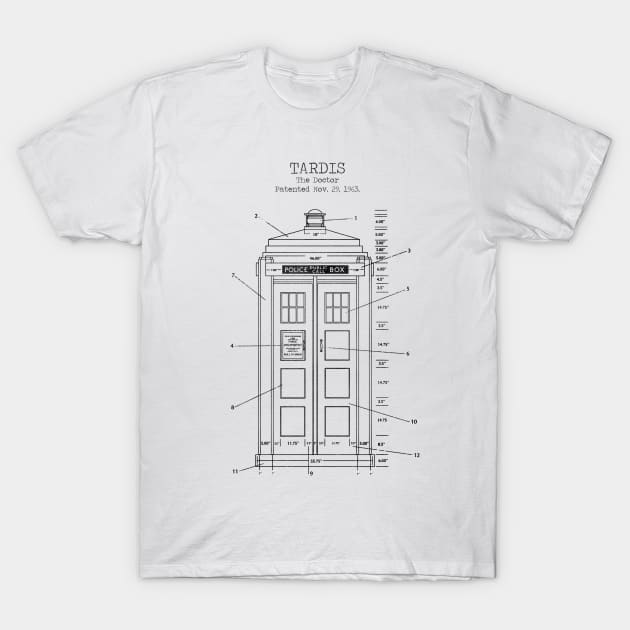 TARDIS T-Shirt by Dennson Creative